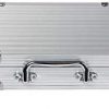 Display4top Texas Holdem Poker Chips Set with Aluminum Case ,2 Decks of Cards, Dealer, Small Blind, Big Blind Buttons and 5 Dice (Silver/500pcs) - Image 8