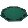 HOMCOM 1.2m/48 Inches Foldable Poker Table Top 8 Players Blackjack Tables Casino Chip Trays - Image 8
