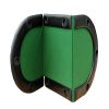 HOMCOM 200cmx90cm/79 x36 Classic 3 Folding Poker Table Foldable Poker Top 10 Seater Players Blackjack Table with Drink Holders Carry Bag - Image 7
