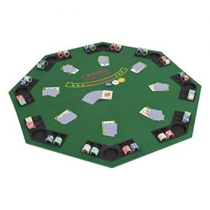 Festnight Gaming Classic Folding Poker Table