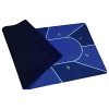Poker Table Top, Layout Poker Mat, Portable Poker Table Mat Texas Hold Em Poker Mat with Carry Tube, Rubber Bottom, Flannel Surface - Image 6