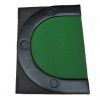 HOMCOM 200cmx90cm/79 x36 Classic 3 Folding Poker Table Foldable Poker Top 10 Seater Players Blackjack Table with Drink Holders Carry Bag - Image 4