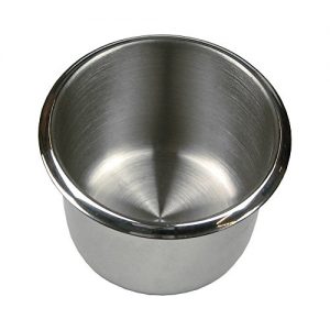 Small Stainless Steel Poker Table Cup Holder