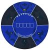 MELLRO Texas Hold'em Table Mat Texas Hold 'em Rubber Mat With Shoulder Bag 180x90cm Blue Green Round Rubber Foam Poker Mats For Texas Holdem Poker - Image 3