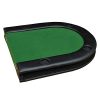 HOMCOM Poker Table 1.85m Folding Top for 8 Players Casino with Chip Trays Drink Holders - Image 7