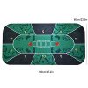 YFY Poker Table Mat, Texas Hold'em Poker Mat Non-slip Texas Hold'em Table Mat Poker Game Mat Playing Cards Poker Mat for Family Games, 120 × 60cm - Image 5