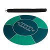 Portable Round Poker Table Mat-120cm Diameter - Smooth Tabletop Rubber Sole With Foldable Bag - Easy To Roll Up And Pack Away - Image 2
