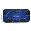 Poker Table Top, Layout Poker Mat, Portable Poker Table Mat Texas Hold Em Poker Mat with Carry Tube, Rubber Bottom, Flannel Surface - Image 5