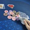 BALIKEN Poker 108X60Inch Section of Two-Tone Suited Poker Table Speed Cloth - Image 7