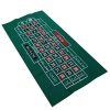 Roulette Tablecloth--Felt Poker Table Cloth--Waterproof Blackjack Table Cloth Double-sided Pattern Playing Cards Table Cloth--Felt Non-woven Roulette Layout Playing Cloth - Image 2