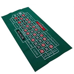 Roulette Tablecloth--Felt Poker Table Cloth--Waterproof Blackjack Table Cloth Double-sided Pattern Playing Cards Table Cloth--Felt Non-woven Roulette Layout Playing Cloth
