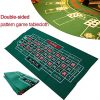 FYSM poker mat double-sided pattern game table felt non-woven waterproof table mat roulette table cloth blackjack frugal enjoyment - Image 3