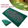 Riosupply Felt Poker Table Cloth Poker Table Top Game Tablecloth - Double-sided Pattern Game Table Felt Non-woven Cloth Waterproof Table Mat Blackjack Roulette Tablecloth - Image 3