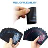 Saniswink 1/2Pack Waterproof Washable Foil Poker Table Game Magic Playing Card Party Favor - Image 7
