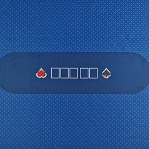 BALIKEN Poker 108X60Inch Section of Two-Tone Suited Poker Table Speed Cloth