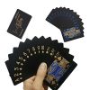 Saniswink 1/2Pack Waterproof Washable Foil Poker Table Game Magic Playing Card Party Favor - Image 5