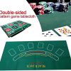 FYSM poker mat double-sided pattern game table felt non-woven waterproof table mat roulette table cloth blackjack frugal enjoyment - Image 4