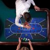 YFY Poker Table Mat, Poker Mat Non-slip Texas Hold'em Table Mat Poker Game Mat Playing Cards Poker Mat for Family Games, 120 × 60cm - Image 3